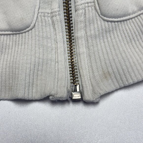 Vans Skate Hoodie Sweatshirt Mens Medium White Full Zip Streetwear Graphic Print - Picture 16 of 16